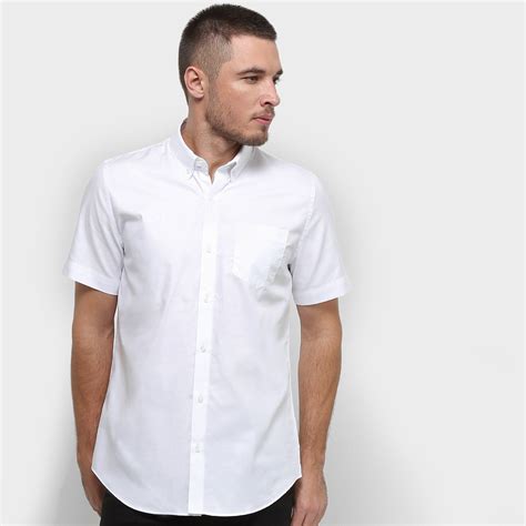 camisa algodão manga curta|Tendência e Versatilidade Na Dafiti: Camisa Manga Curta .